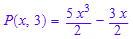 P(x, 3) = (5*x^3)/2 - (3*x)/2