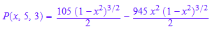 P(x, 5, 3) = (105*(1 - x^2)^(3/2))/2 - (945*x^2*(1 - x^2)^(3/2))/2